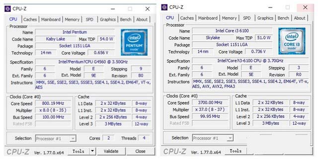 G4560和i3 6100哪個更值得入手？奔騰G4560與i3-6100實例對比評測圖解