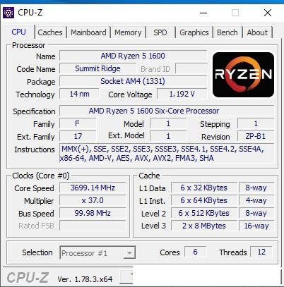 AMD銳龍Ryzen5-1600測試成績爆出 基準測試成績超過同級i5處理器