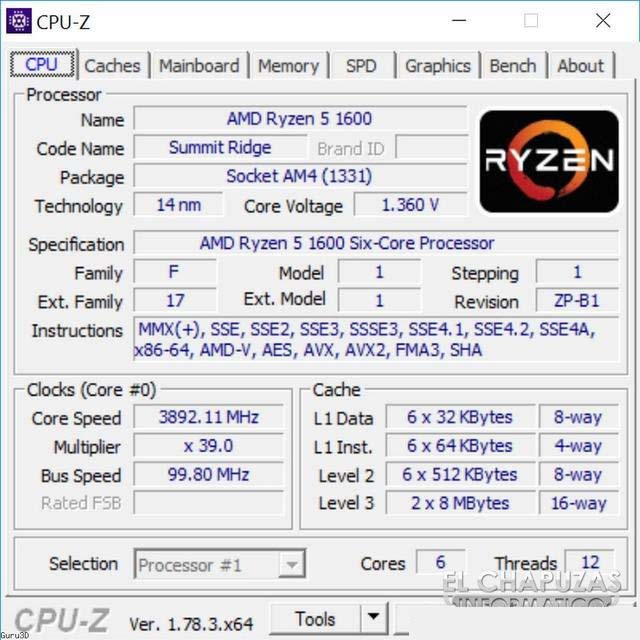 AMD銳龍R5-1600處理器性能測試成績，多核秒i7