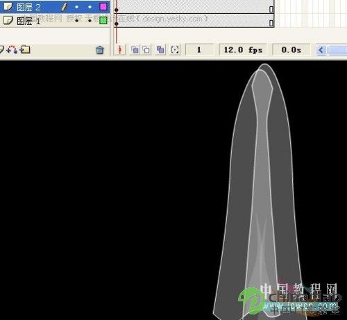Flash打造窗紗飄動的音樂動畫_中國設計秀整理