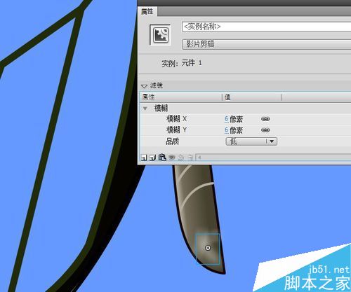 flash繪制玻璃蝴蝶