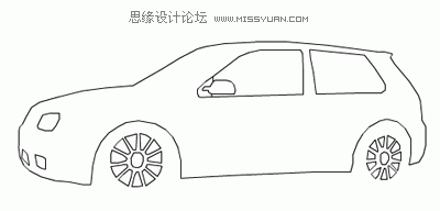 Flash制作汽車線條逐漸顯示動畫,PS教程,思緣教程網