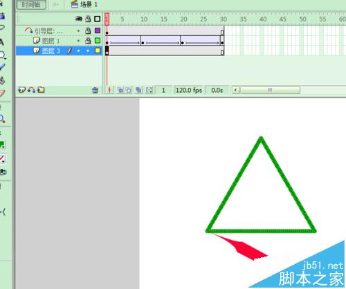 FLASH繪制三角形