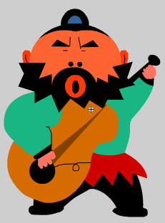 Flash動畫制作實例_小野人玩搖滾_武林網VeVB.COm網絡整理