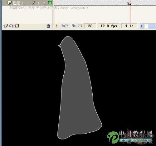 Flash打造窗紗飄動的音樂動畫_中國設計秀整理