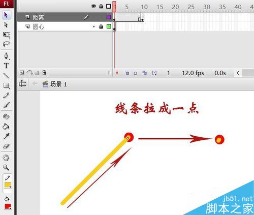 flash旋轉實例――圓規畫圓