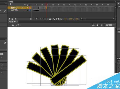 flash小動畫之制作扇子張開收合的扇子