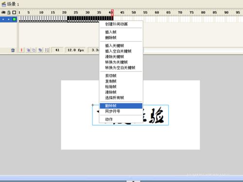 flash利用逐幀動畫制作漸隱文字動畫教程