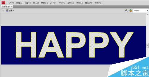 怎么用flash cs4制作具有霓虹燈效果的文字？