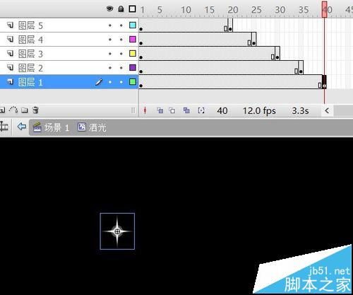 flash鼠標跟隨實例――撒光的蝴蝶