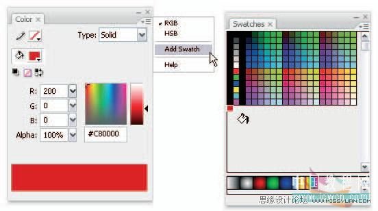 Flash cs3仿真藝術設計：顏色的安全使用,PS教程,思緣教程網