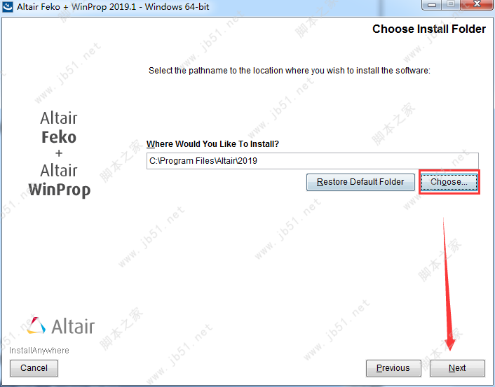 Altair HW FEKO + WinProp 2019安裝破解教程