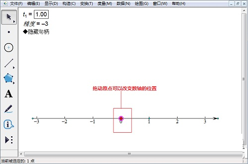 怎樣在幾何畫板中畫數軸？ 幾何畫板畫數軸方法