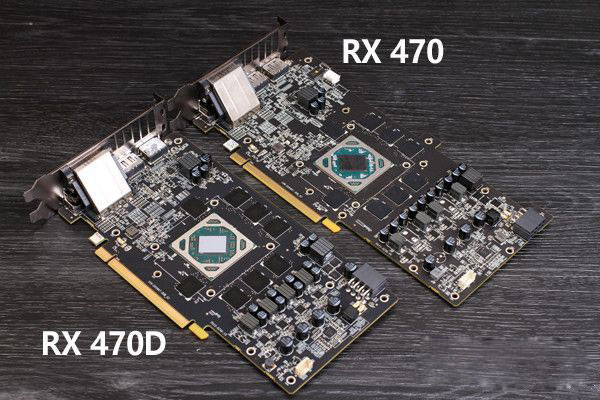 RX 470D與RX470拆解對比