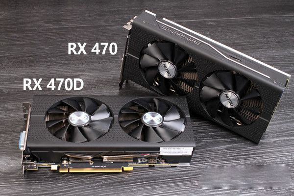 RX 470D與RX470拆解對比