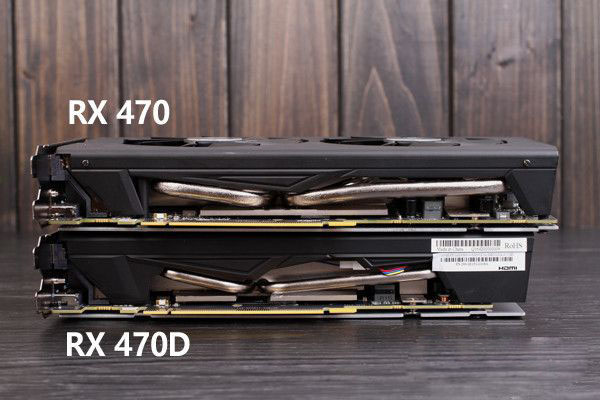 RX 470D與RX470拆解對比