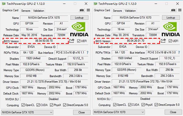 小編上陣排雷！GTX 1070美光顯存門刷BIOS修復教程