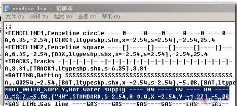 CAD線型重新設置