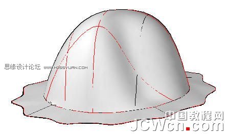 AutoCAD 2011教程：用曲面命令制作帽子,PS教程,思緣教程網