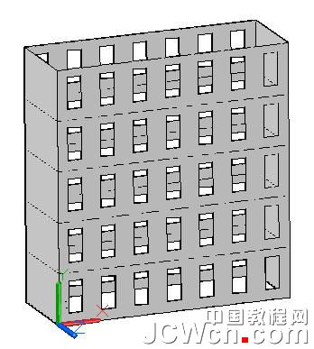 autocad 2011曲面命令創建樓房 武林網 autocad教程
