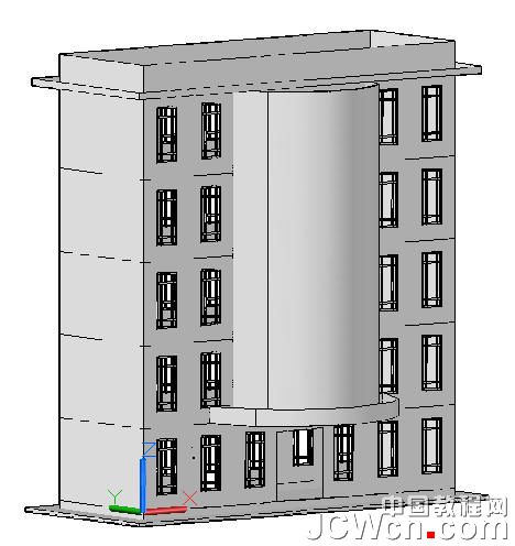 autocad 2011曲面命令創建樓房 武林網 autocad教程