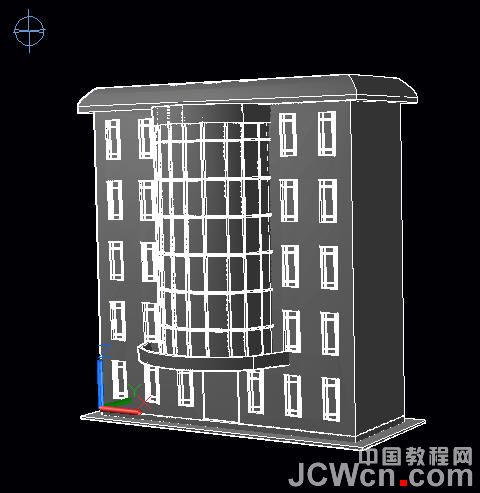 autocad 2011曲面命令創建樓房 武林網 autocad教程