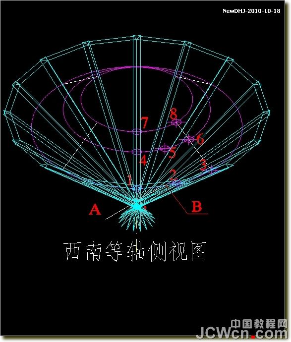AutoCAD繪制璀璨的鉆石戒指 武林網 AutoCAD教程