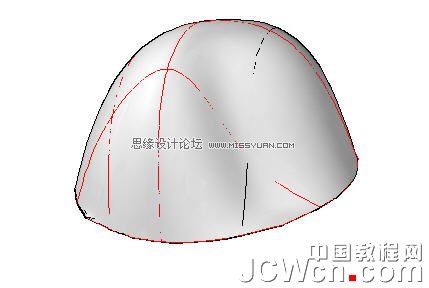 AutoCAD 2011教程：用曲面命令制作帽子,PS教程,思緣教程網