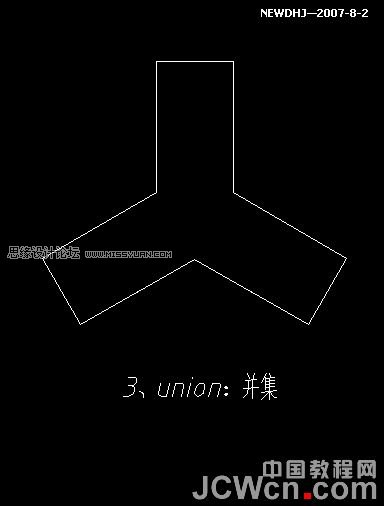AutoCAD三維建模教程：三通管的制作過程,PS教程,思緣教程網