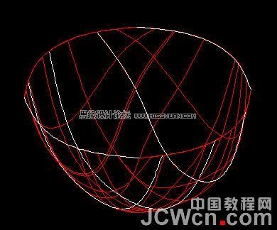 AutoCAD 2011教程：用曲面命令制作帽子,PS教程,思緣教程網