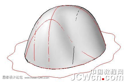 AutoCAD 2011教程：用曲面命令制作帽子,PS教程,思緣教程網