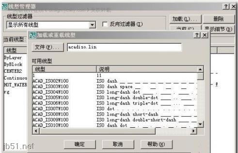 加載LIN線型文件