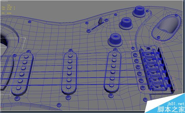 3DSMAX打造超逼真吉他 武林網 3DSMAX教程