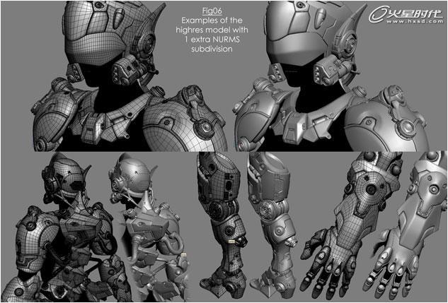 MAX打造次世代女機器人角色 武林網 3DSMAX建模教程