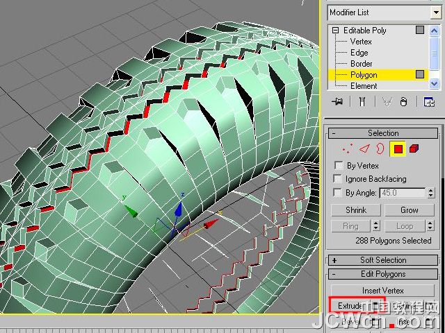 3ds MAX建模實例教程:制作汽車輪胎_jb51.com