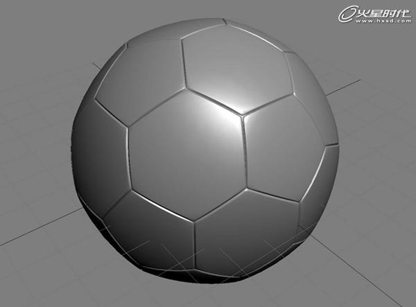 3DSMAX制作足球貼圖 武林網 3DSMAX材質貼圖教程