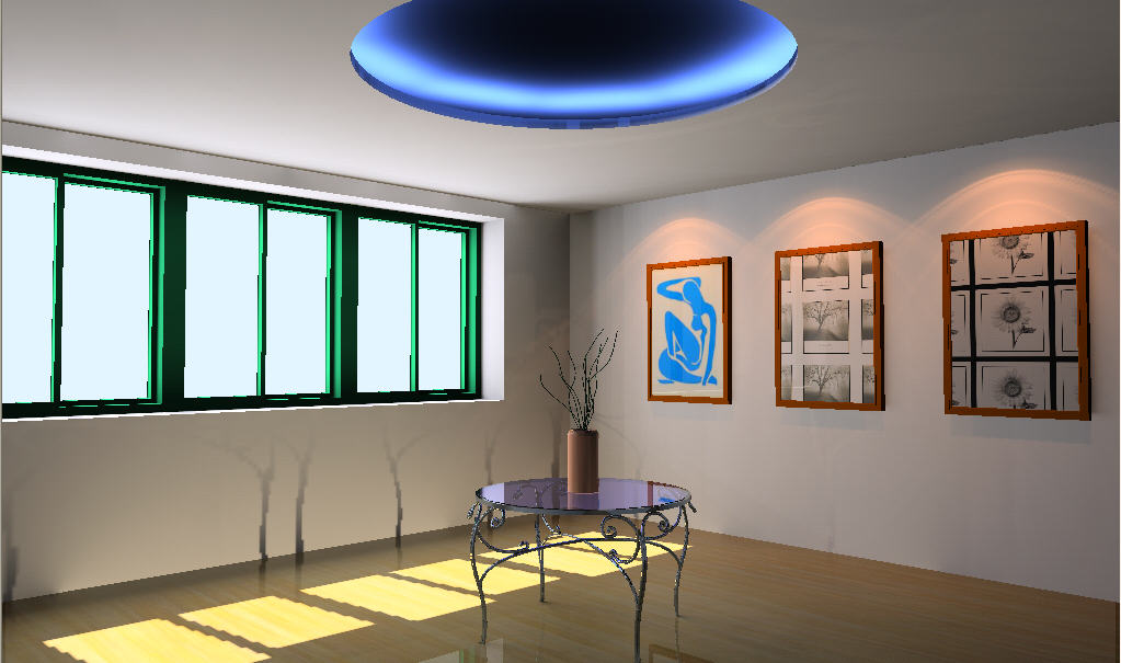 Lightscape實現異型暗藏燈的效果 武林網 3DSMAX室內教程