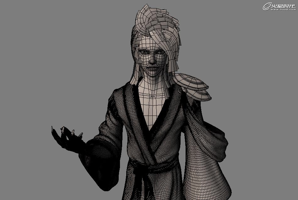 3DSMAX渲染火焰法師 武林網 3DSMAX渲染教程