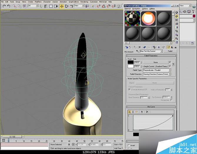 3DSMAX制作逼真的蠟燭 武林網 3DSMAX建模教程