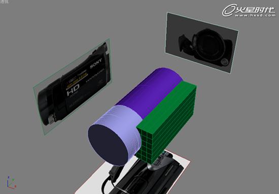 3DSMAX打造SONY攝像機模型 武林網 3DSMAX建模教程