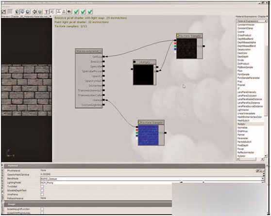 unreal engine 3.0制作磚墻材質 武林網 材質貼圖教程05