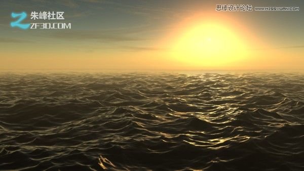 3dmax創建一個美麗的日落場景教程,PS教程,思緣教程網
