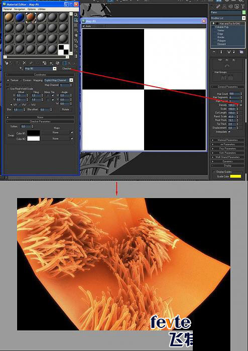 3dsmax毛發系統制作?？?武林網 max渲染教程