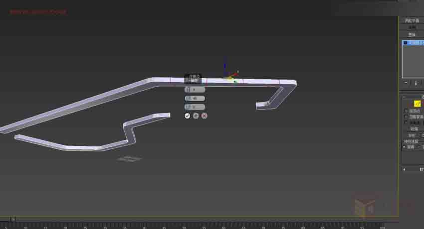 3ds MAX詳細解析展廳外框一體化建模,PS教程,思緣教程網
