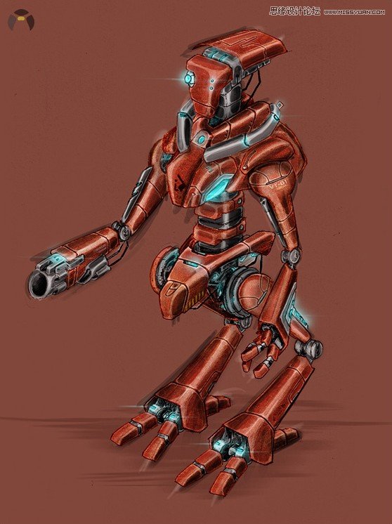 3DMAX制作超酷的外星機器人,破洛洛