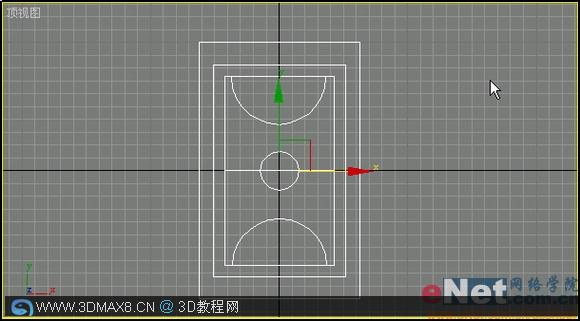 籃球場建模教程_VeVB.COm