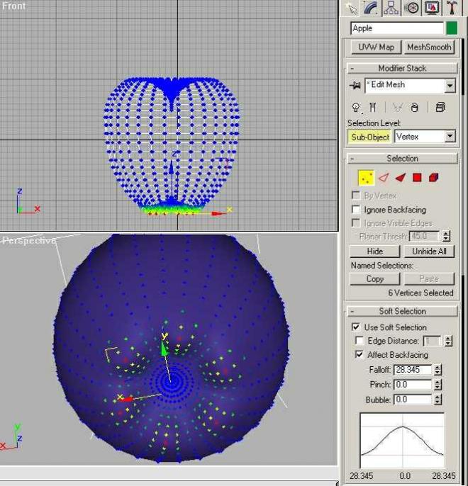 用3Dmax制作超現實主義蘋果