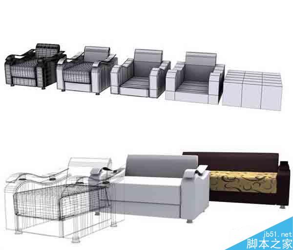 3dsMAX制作客廳效果圖 武林網 3DSMAX室內設計教程