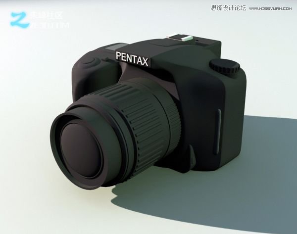 3dsmax制作數碼單反照相機建模教程,