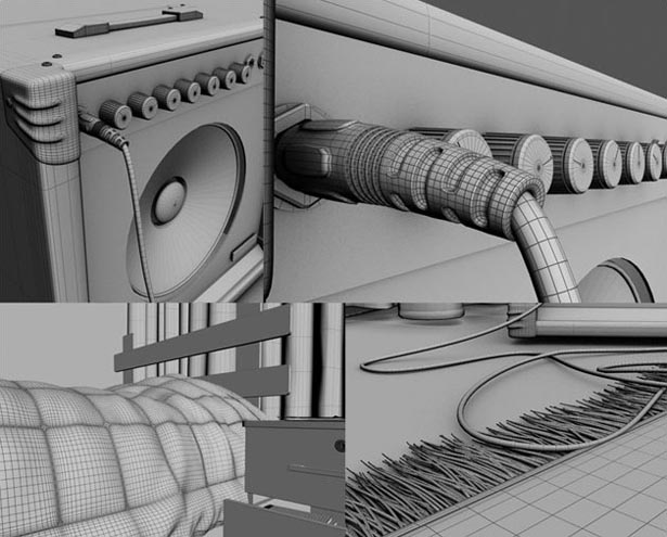 3DSMAX打造臥室一角 武林網 3DSMAX渲染教程